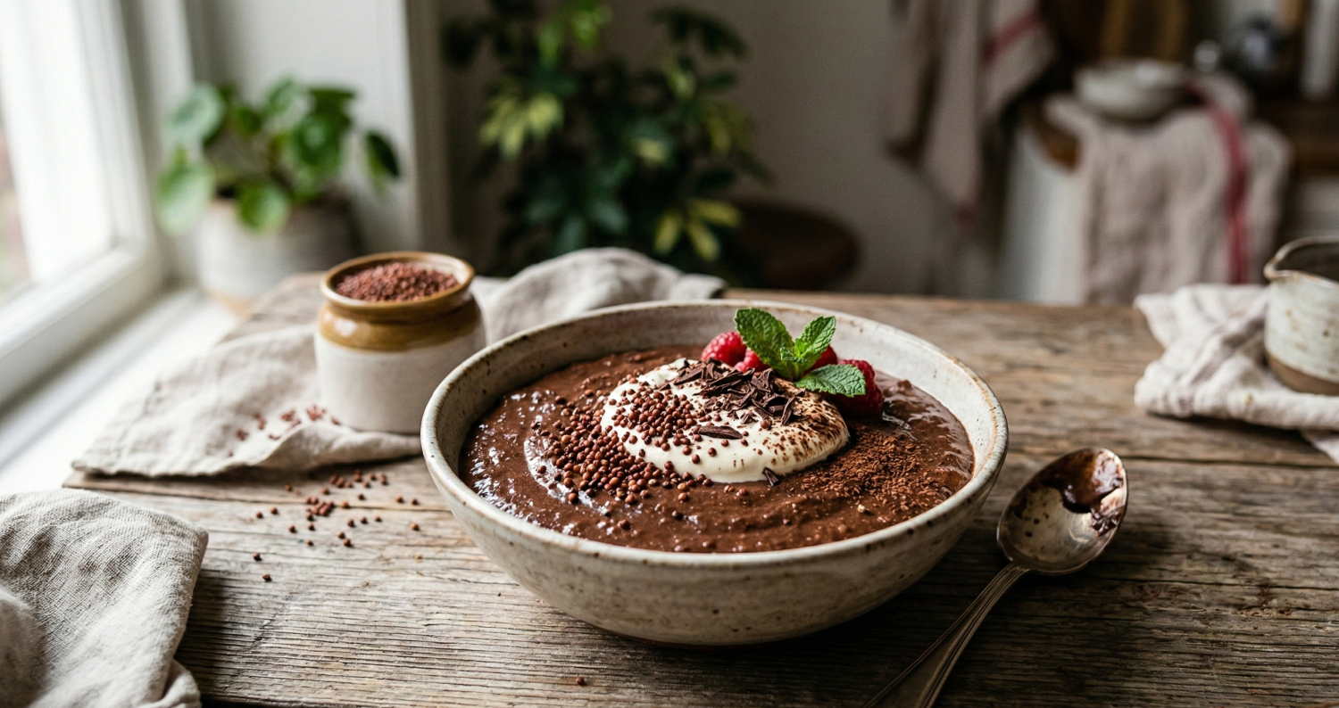 Finger Millet Chocolate Pudding Recipe – Healthy Ragi Dessert
