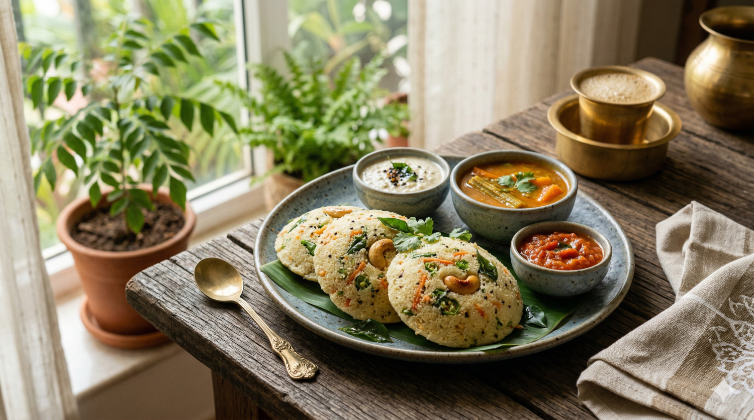 Millet Rawa Idli Recipe – Soft & Healthy Breakfast