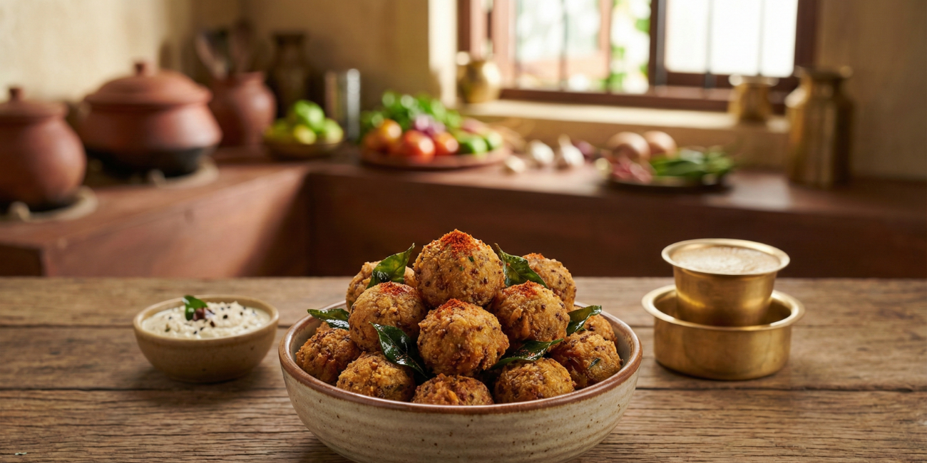 Finger Millet Upma Pakodi Recipe – Crispy Ragi Evening Snack