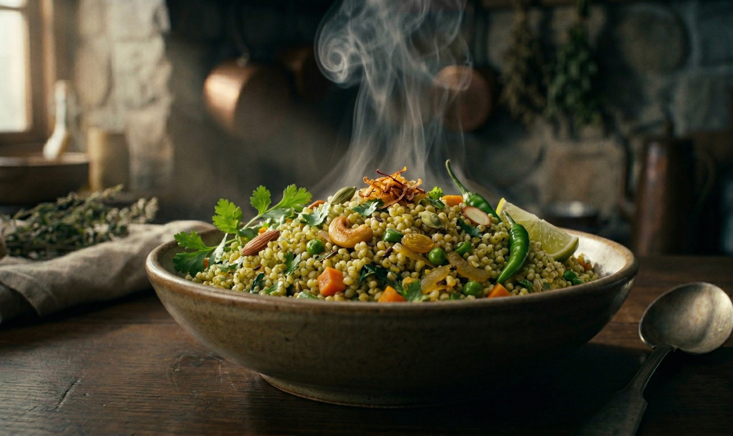 Kodo Millet Coriander Rice Recipe – Healthy Millet Herb Rice