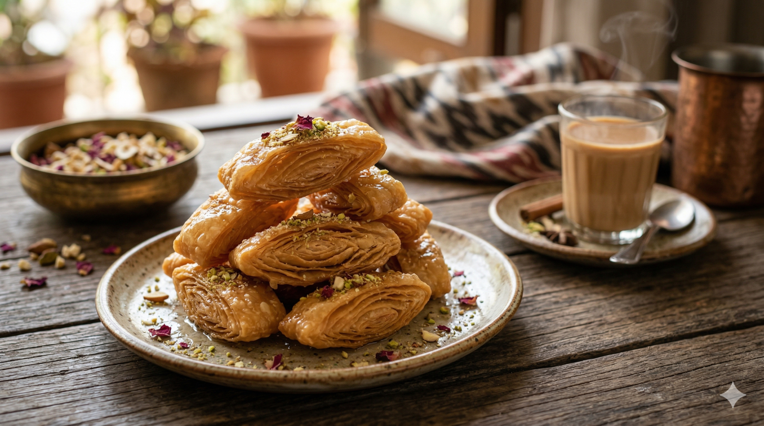 Khaja Recipe – Crispy Sugar-Coated Millet Sweet