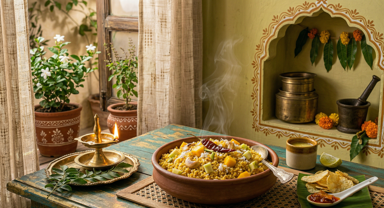 Foxtail Millet Mango Rice Recipe – Tangy Millet Rice Dish