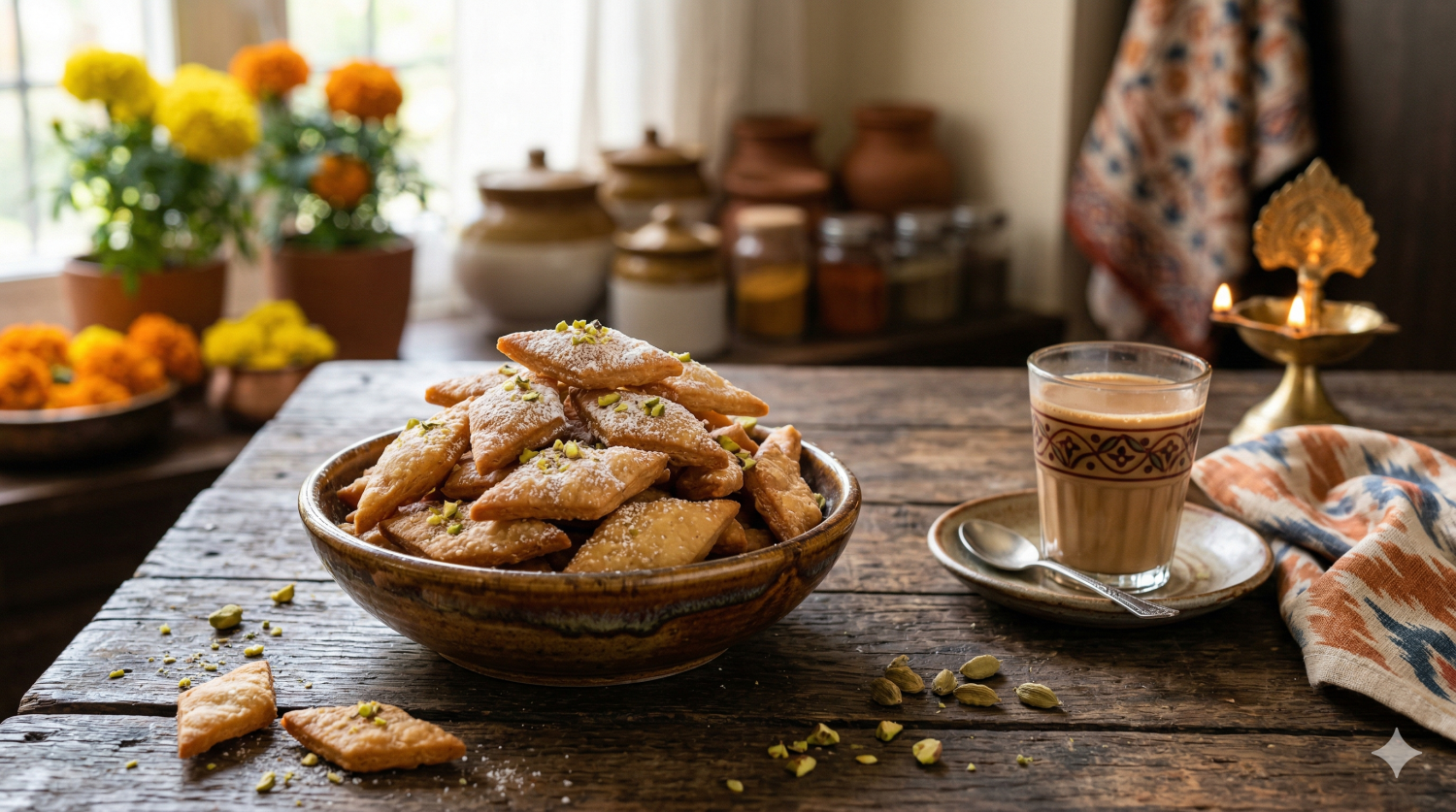 Shankarpali Recipe – Crispy Sweet Millet Snack