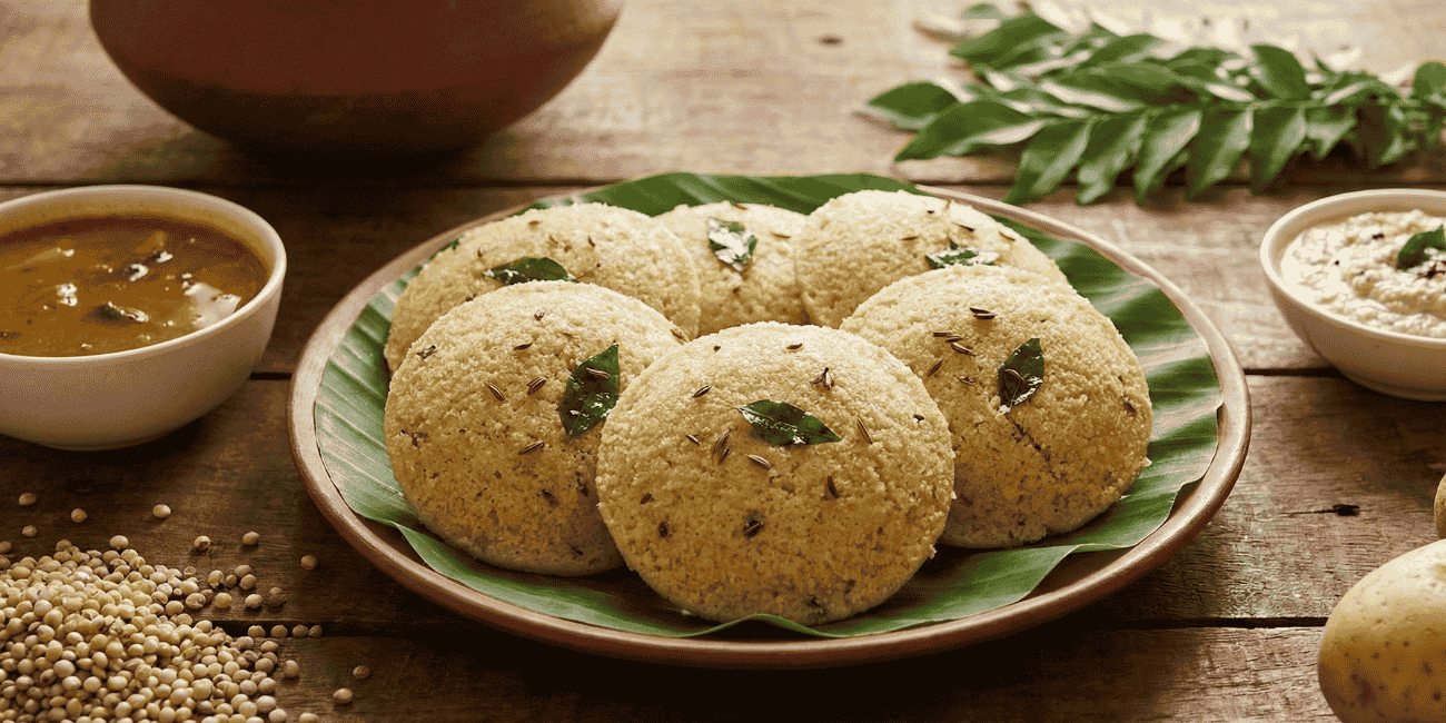 Sorghum Potato Idly Recipe: A Soft, Nutritious & Healthy Breakfast Option