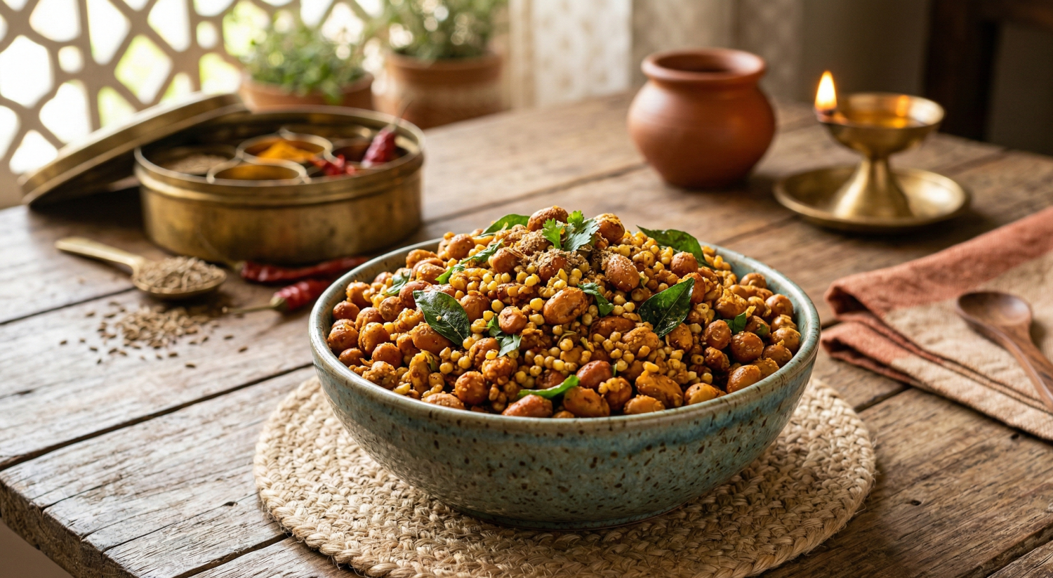 Foxtail Millet Masala Peanuts Recipe – Crispy Millet Coated Snack