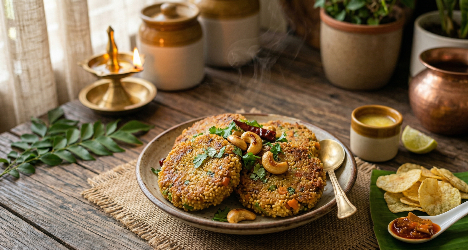 Foxtail Millet Cutlet Recipe – Healthy Millet Veg Cutlet Snack