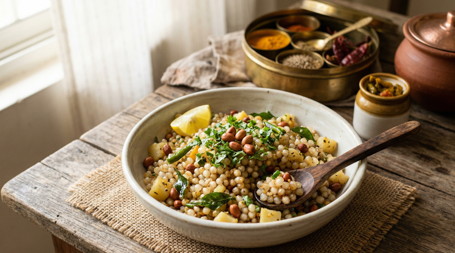 Sago Khichdi Recipe – Healthy Little Millet Sabudana Khichdi