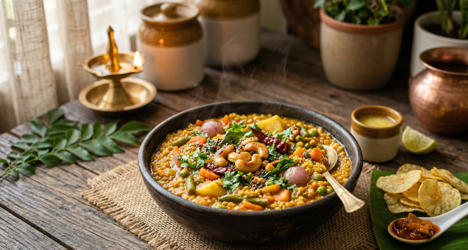 Foxtail Millet Bisi Bele Bath Recipe – Healthy Millet South Indian Meal