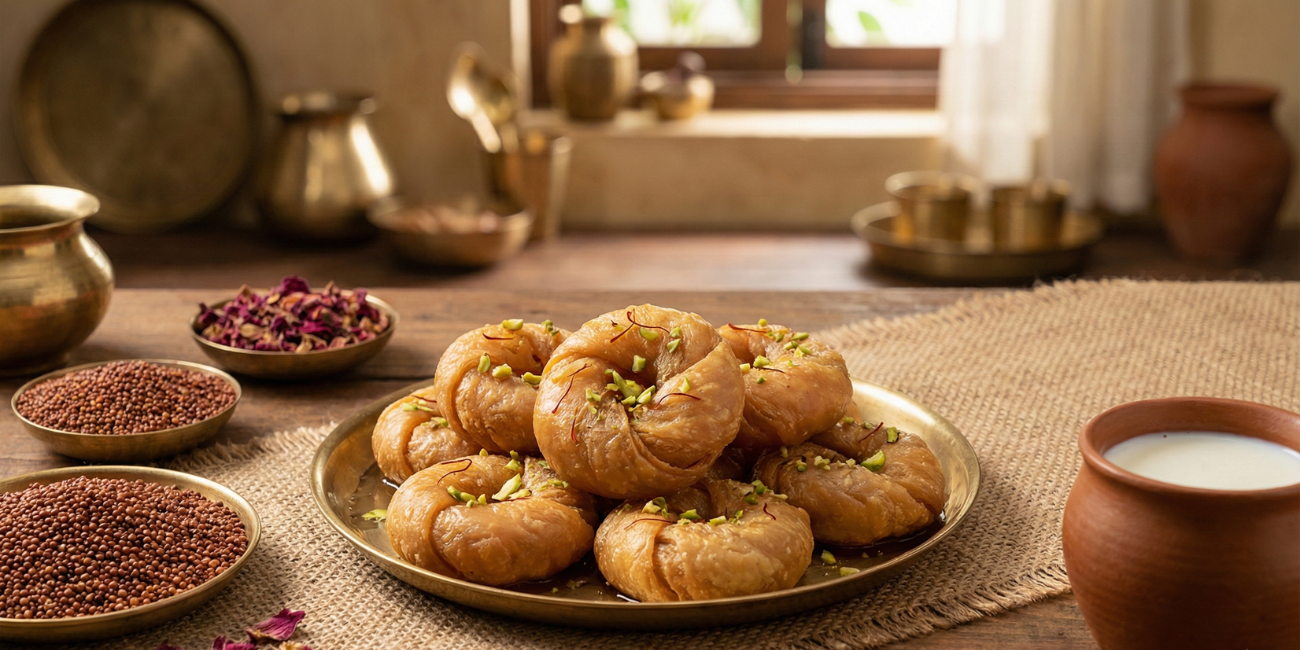 Finger Millet Badusha Recipe – Traditional Millet Sweet with a Healthy Twist