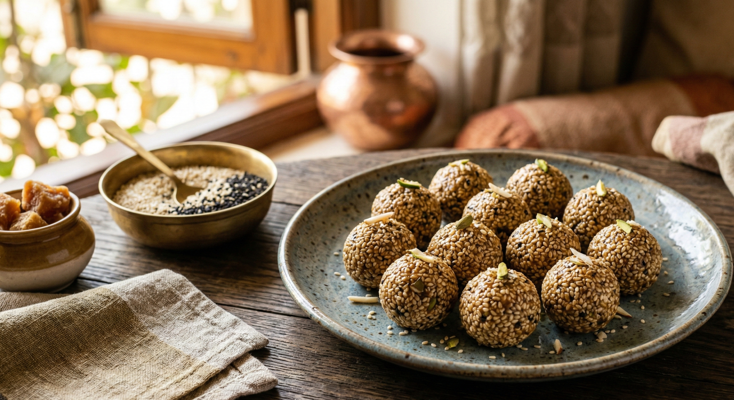 Sesame Laddu Recipe – Healthy Til Millet Sweet