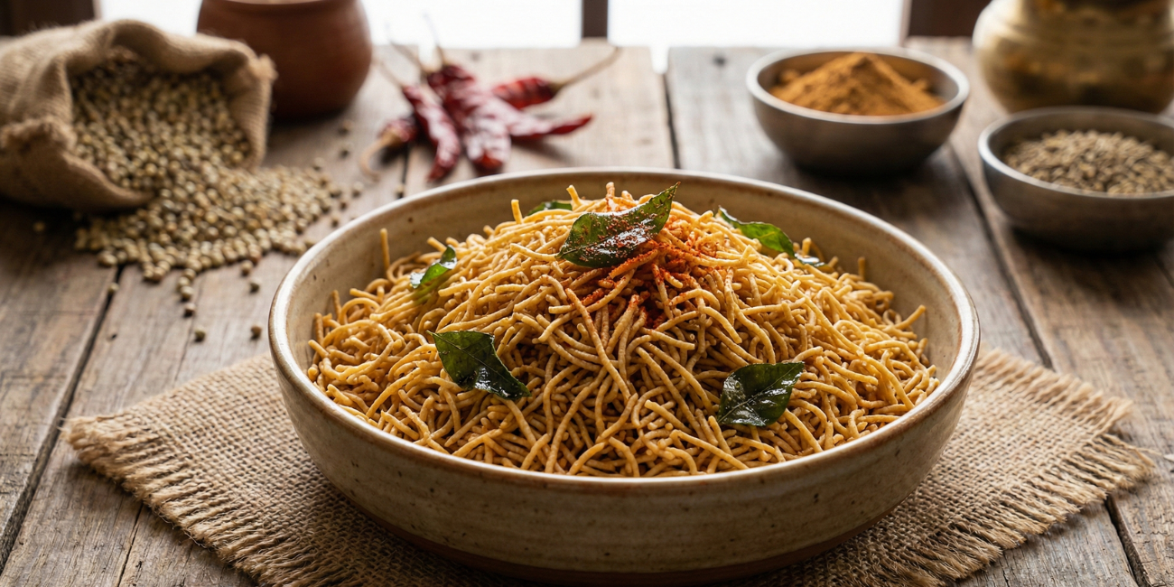 Pearl Millet Sev Recipe: Crispy Homemade Millet Snack