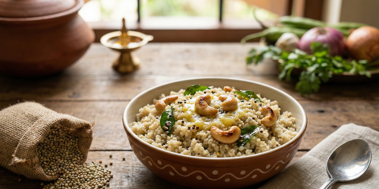 Pearl Millet Upma Recipe – Healthy Millet Breakfast Dish