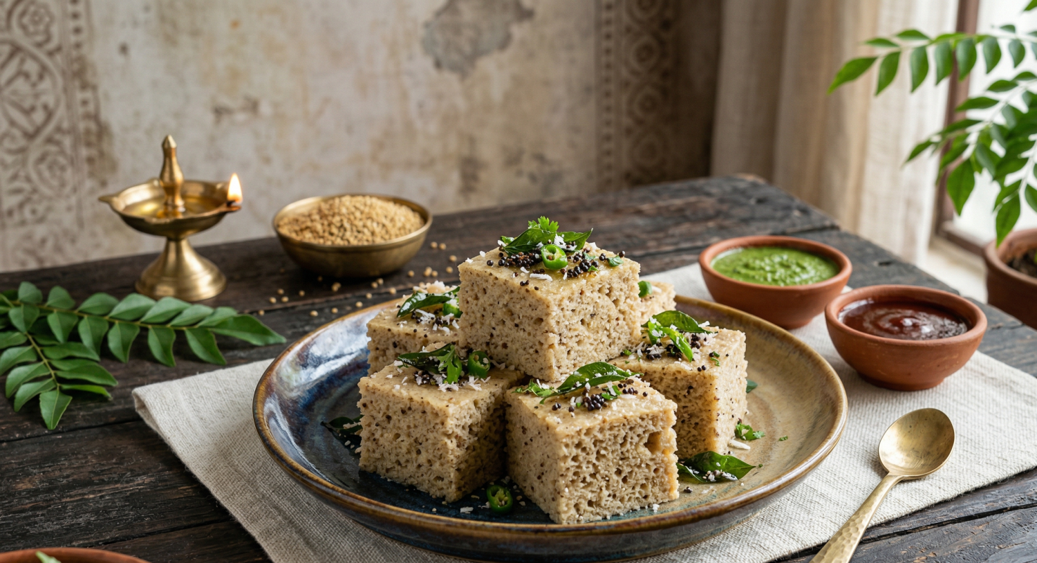 Kodo Millet Dhokla Recipe – Healthy Steamed Millet Snack