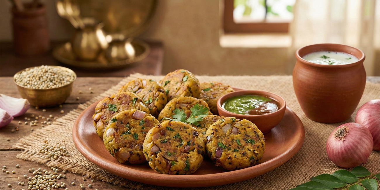 Pearl Millet Onion Muthias Recipe – Soft & Savory Millet Snack